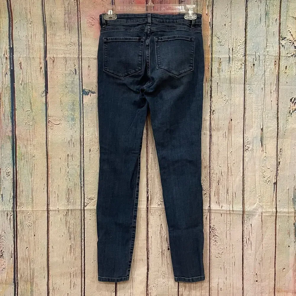 Theory Jeans Womens 25 Blue Denim Dracie Smyth Skinny Pants Casusal - Picture 4 of 7